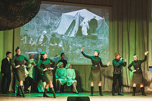 21 марта, пгт. Прогресс - театрализованный концерт «И лишь в снах приходят той войны герои…». Фото - Оксана Шишенко.