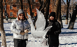 «Волшебный лёд Амура» - 2021, четвёртый конкурс ледовых скульптур