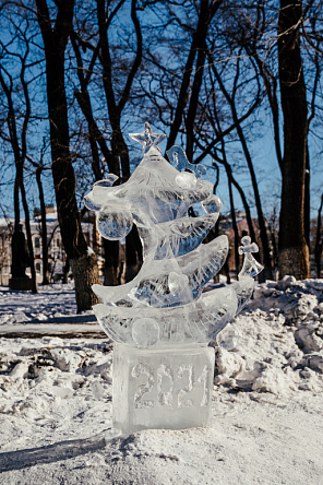 "Волшебный лёд Амура" - 2021. Автор фото - Оксана Шишенко.